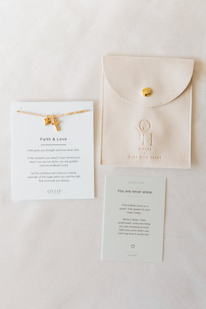 Faith + Love Necklace