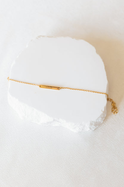 Mini Beloved Tag Bracelet