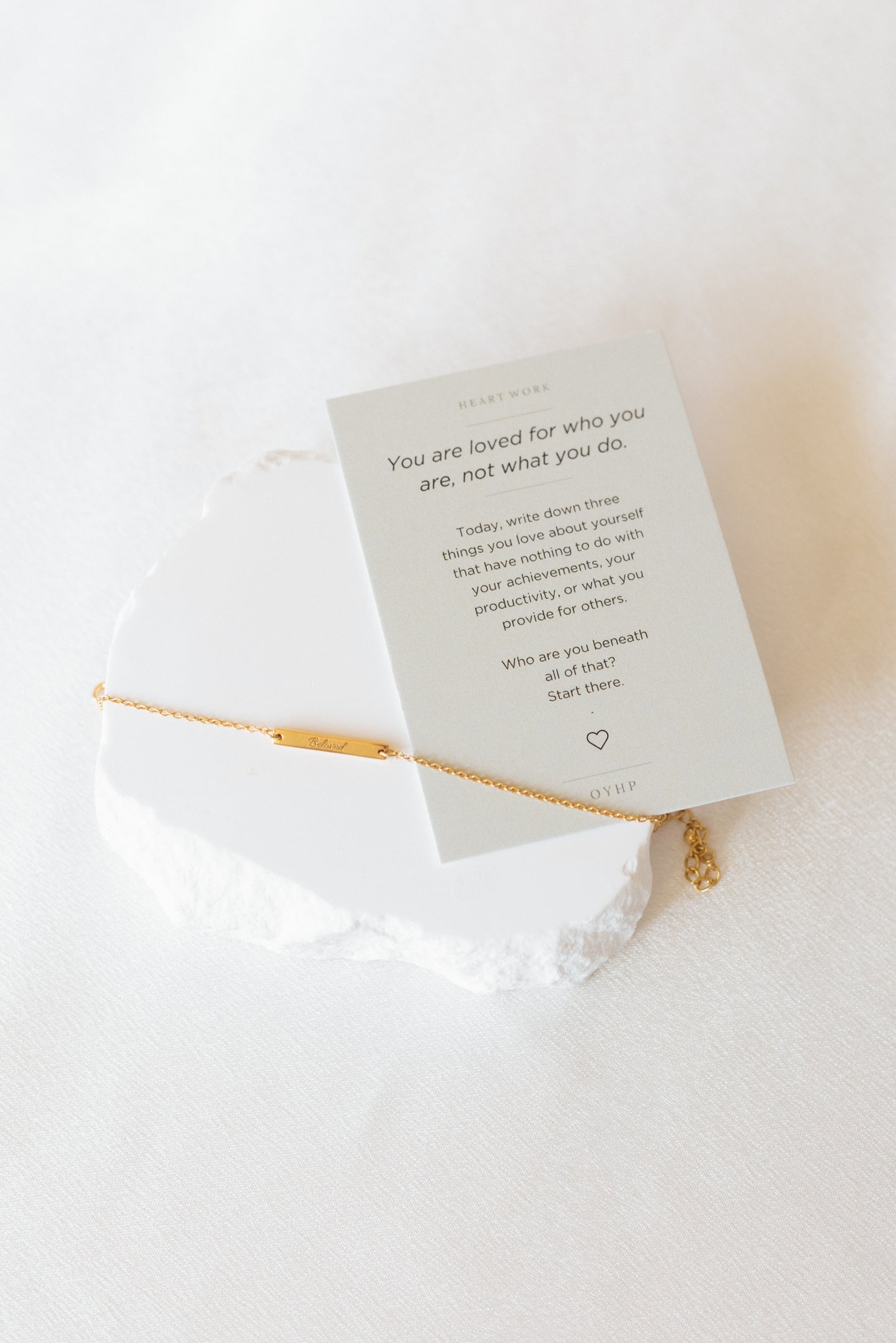 Mini Beloved Tag Bracelet