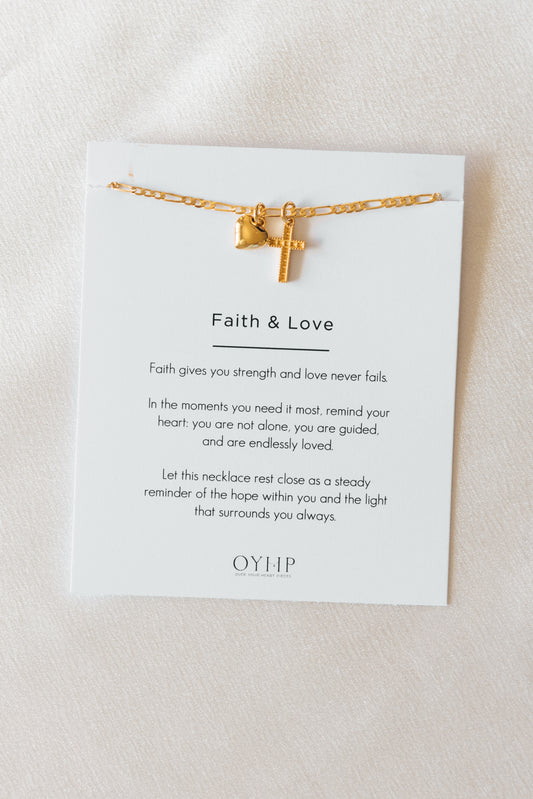 Faith + Love Necklace
